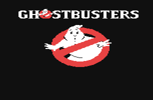 Ghostbusters Atari 800 Title Screen (2K)