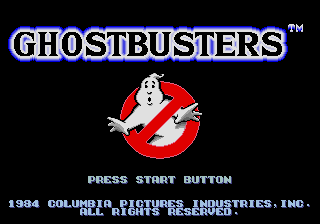 Ghostbusters Commodore 64 Title Screen (2K)